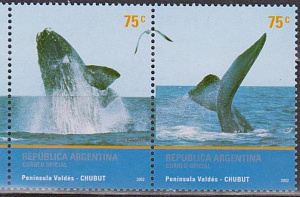 Аргентина 2002, Киты, Пара марок